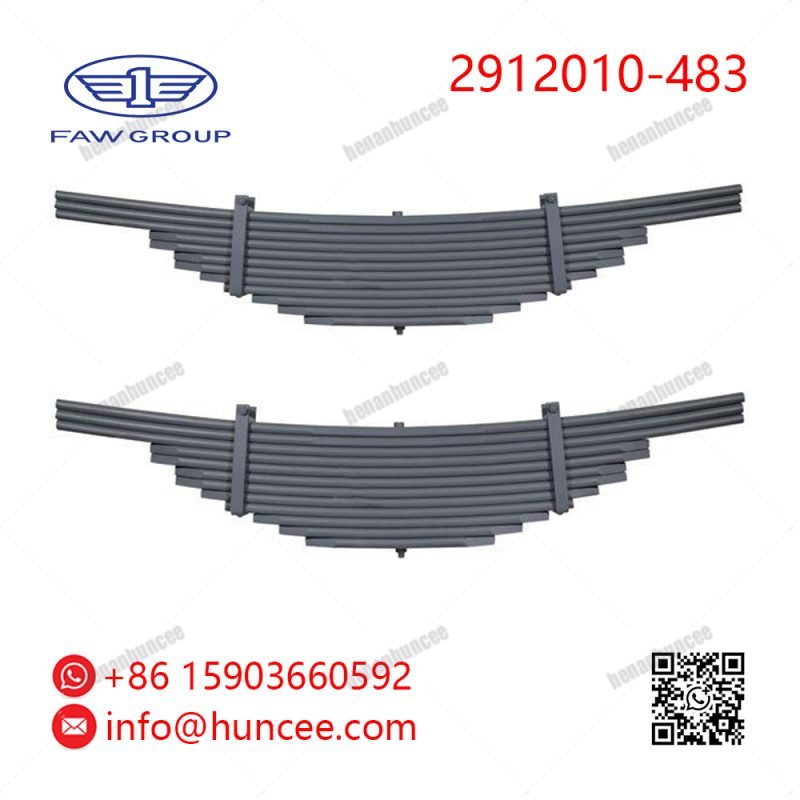 FAW 2912010-483 Rear Leaf Spring Assembly