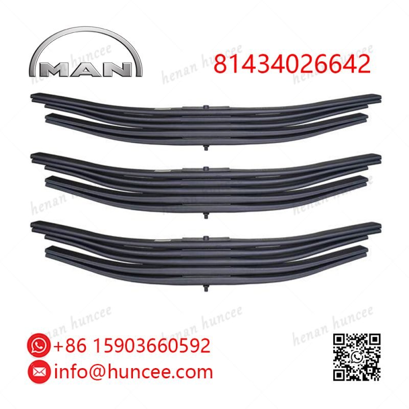 MAN 81434026642 72917000 M1149100 F088T292ZA70 Front Leaf Spring Assembly