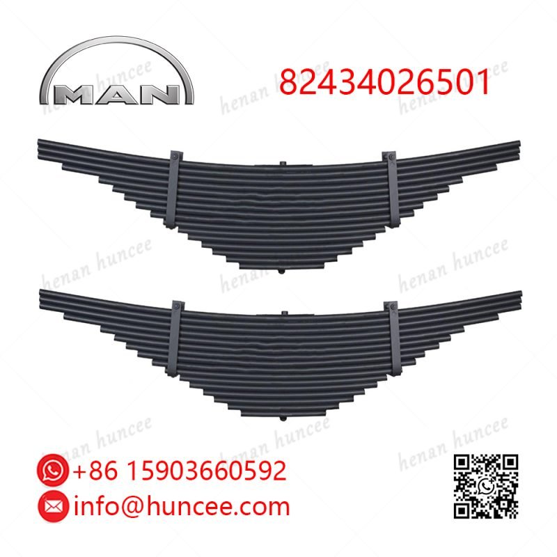 MAN 82434026501 82434026502 81434026680 81434026637 Rear Leaf Spring Assembly