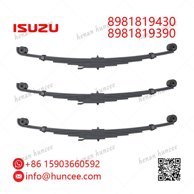 ISUZU 8981819390 8981819430 Front Leaf Spring Assembly