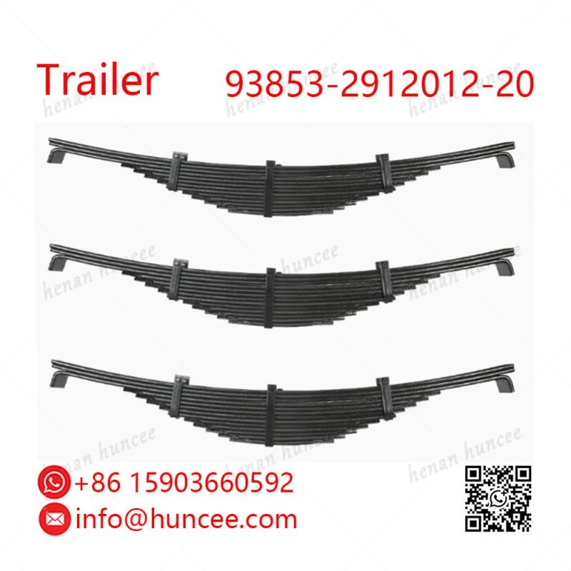 Trailer 93853-2912012-20 Rear Leaf Spring Assembly
