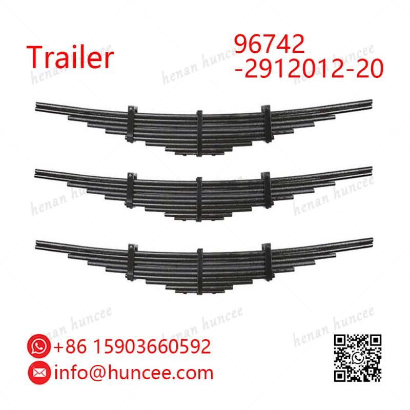 Trailer 96742-2912012-20 Rear Leaf Spring Assembly